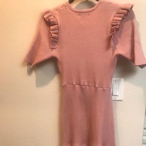 Rachel Parcell Pink Sweater Dress
